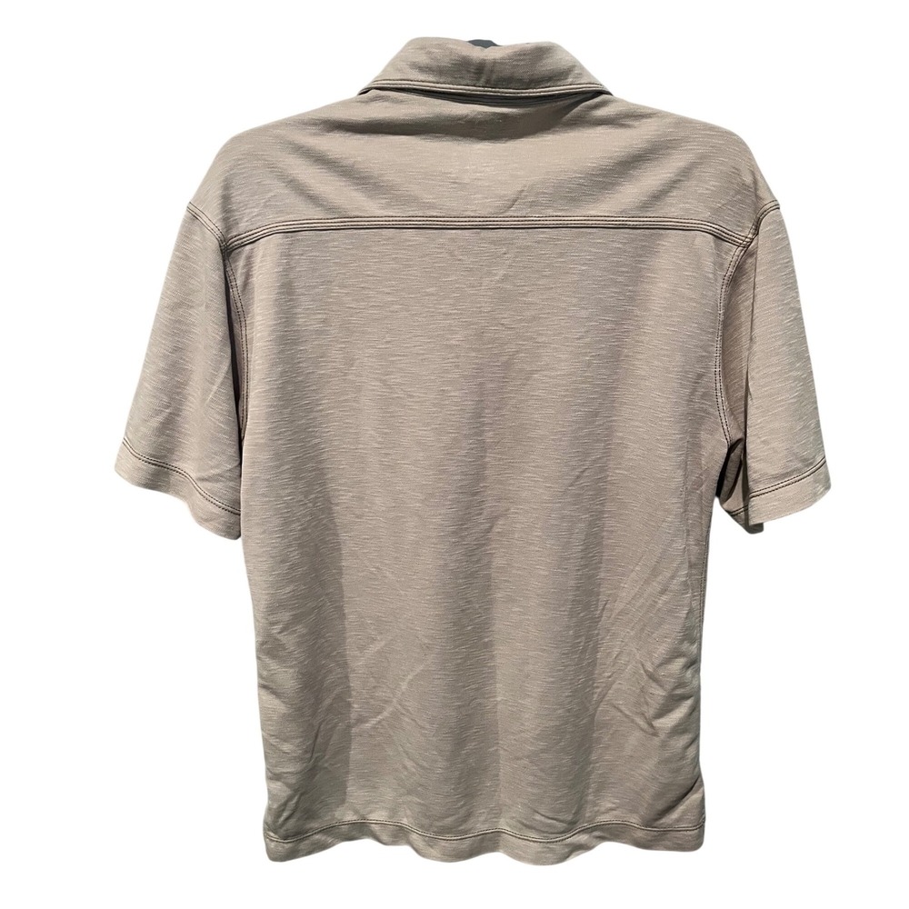 Blue by Pronto Uomo Tan Textured Modern Fit Polo Shirt - Picture 2 of 6